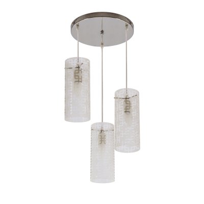 Люстра подвесная Экономсвет 222ZW/3CR CL