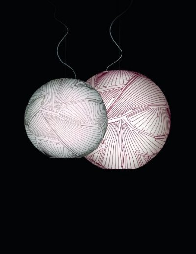 Подвесной светильник Foscarini PLANET большой красный светильник Foscarini (leuchtstoff) H. 5 m