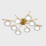 Потолочная люстра DAHLIA B L8 Transparent ImperiumLoft 223645-23
