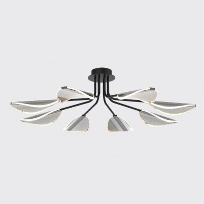 Потолочная люстра VISUAL L8 Black ImperiumLoft 223665-23