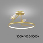 Потолочная люстра BABETTA CH E D40 Brass Трехцветный свет ImperiumLoft 223684-23