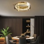 Потолочная люстра PERSEY D80 Amber Трехцветный свет ImperiumLoft 223746-23