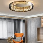 Потолочная люстра PERSEY D80 Amber Трехцветный свет ImperiumLoft 223746-23