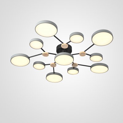 Потолочная люстра GAMMA D102 Grey ImperiumLoft 223767-23