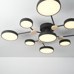 Потолочная люстра GAMMA D98 Black ImperiumLoft 223769-23