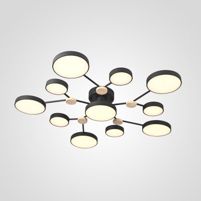 Потолочная люстра GAMMA D102 Black ImperiumLoft 223770-23