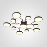 Потолочная люстра GAMMA D102 Black ImperiumLoft 223770-23