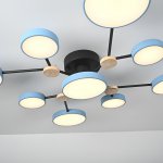 Потолочная люстра GAMMA D98 Blue ImperiumLoft 223775-23