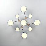 Потолочная люстра GAMMA D98 Blue ImperiumLoft 223775-23