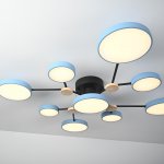 Потолочная люстра GAMMA D98 Blue ImperiumLoft 223775-23