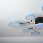 Потолочная люстра GAMMA D98 Blue ImperiumLoft 223775-23