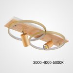 Потолочный светильник DIDRIKA L55 Light Brown Трехцветный свет ImperiumLoft 223836-23