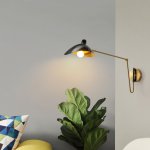 Настенный светильник HILDBORG L83 Black Matt ImperiumLoft 224064-23