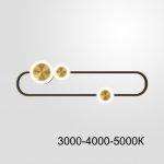 Настенный светильник LAKKA WALL L60 Трехцветный свет ImperiumLoft 224071-23