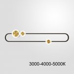 Настенный светильник LAKKA WALL L100 Трехцветный свет ImperiumLoft 224074-23