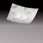Потолочный светильник Сонекс 2240 никель/белый ARESA