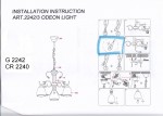 Люстра подвесная Odeon light 2242/3 MIDA