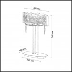 Настольная лампа Odeon light 2243/2T SINTI