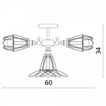 Светильник потолочный Divinare 2247/03 PL-6 CORSETTO