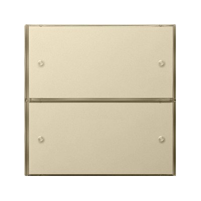 Gira F100 Крем глянц Настенный сверхплоский радиопередатчик двухканальный (G2252111)