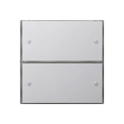 Gira F100 Бел глянц Настенный сверхплоский радиопередатчик двухканальный (G2252112)