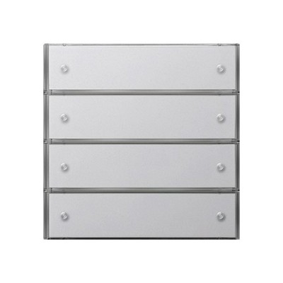 Gira F100 Бел глянц Настенный сверхплоский радиопередатчик 4-канальный (G2254112)