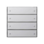 Gira F100 Бел глянц Настенный сверхплоский радиопередатчик 4-канальный (G2254112)