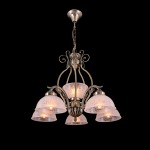 Люстра Eurosvet 22562/5+1 античная бронза