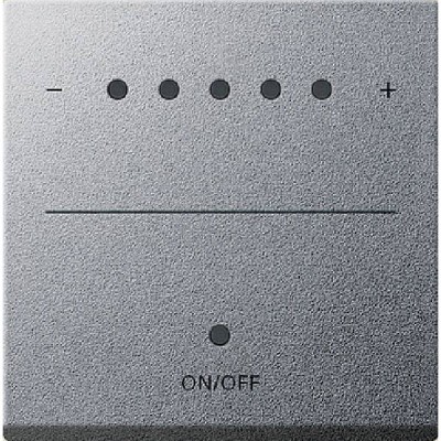 Gira S-55 Алюминий Накладка светорегулятора сенсорного с индикацией (G226026)