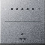 Gira S-55 Алюминий Накладка светорегулятора сенсорного с индикацией (G226026)