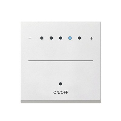 Gira S-55 Бел Накладка светорегулятора сенсорного с индикацией (G226027)