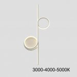 Настенный светильник DONATA B H80 White Трехцветный свет ImperiumLoft 226333-23