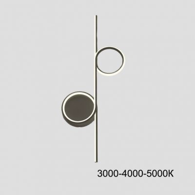 Настенный светильник DONATA B H80 Black Трехцветный свет ImperiumLoft 226337-23