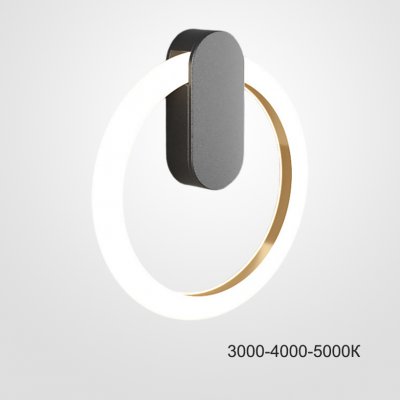 Настенный светильник GINA WALL D30 Black Трехцветный свет ImperiumLoft 226390-23