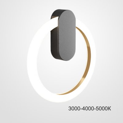 Настенный светильник GINA WALL D40 Black Трехцветный свет ImperiumLoft 226392-23