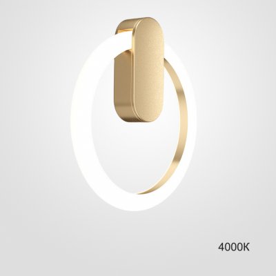 Настенный светильник GINA WALL D20 Brass 4000К ImperiumLoft 226393-23