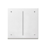 Gira S-55 Бел глянц Накладка светорегулятора 2-х канального нажимного (G226403)