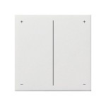 Gira F100 Бел глянц Накладка светорегулятора 2-х канального нажимного (G2264112)