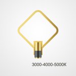 Настенный светильник DAGVEIG A Brass Трехцветный свет ImperiumLoft 226425-23