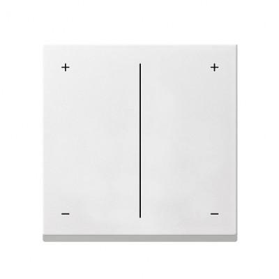 Gira S-55 Бел Накладка светорегулятора 2-х канального нажимного (G226427)