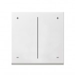 Gira S-55 Бел Накладка светорегулятора 2-х канального нажимного (G226427)