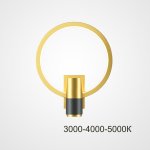 Настенный светильник DAGVEIG С Brass Трехцветный свет ImperiumLoft 226435-23