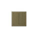 Gira S-55 Бронза Накладка светорегулятора 2-х канального нажимного (G2264603)