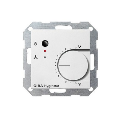 Gira S-55 Бел глянц Электронный гигростат 230 В (G226503)