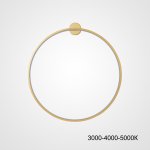 Настенный светильник GUARD B D50 Brass Трехцветный свет ImperiumLoft 226538-23