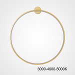 Настенный светильник GUARD B D120 Brass Трехцветный свет ImperiumLoft 226546-23