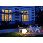 SLV 227221 ROTOBALL FLOOR 50 Aussen- leuchte, weiss, E27, max. 24W, IP44