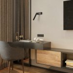 Настенный светильник OLINN Right Black ImperiumLoft 227249-23
