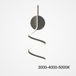 Настенный светильник DAMARIS WALL H50 Black Трехцветный свет ImperiumLoft 227277-23