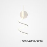 Настенный светильник DAMARIS WALL H50 White Трехцветный свет ImperiumLoft 227280-23